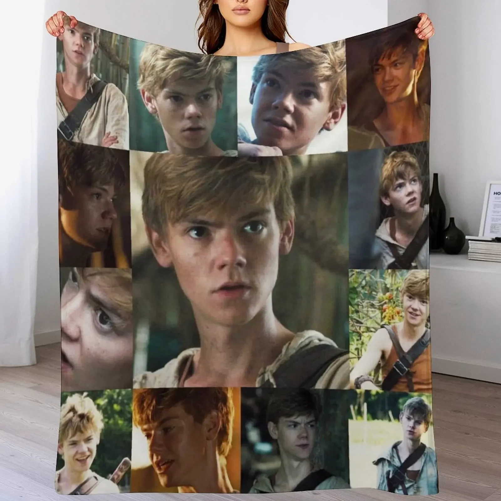 

the maze runner newt blanket Throw Blanket Multi-Purpose anime for sofa Luxury Thicken Blankets
