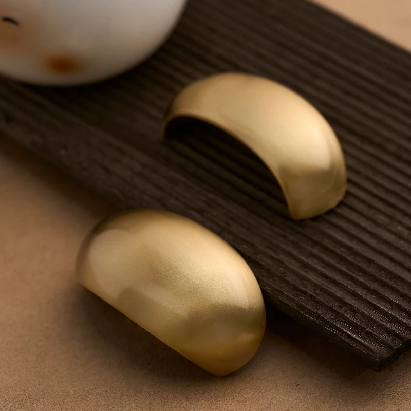 French Luxury Oval Shell Drawer Handle Wardrobe Kitchen Pulls Cupboard Shoe Cabinet Knobs High-end Brass Cabinet Door Handles
