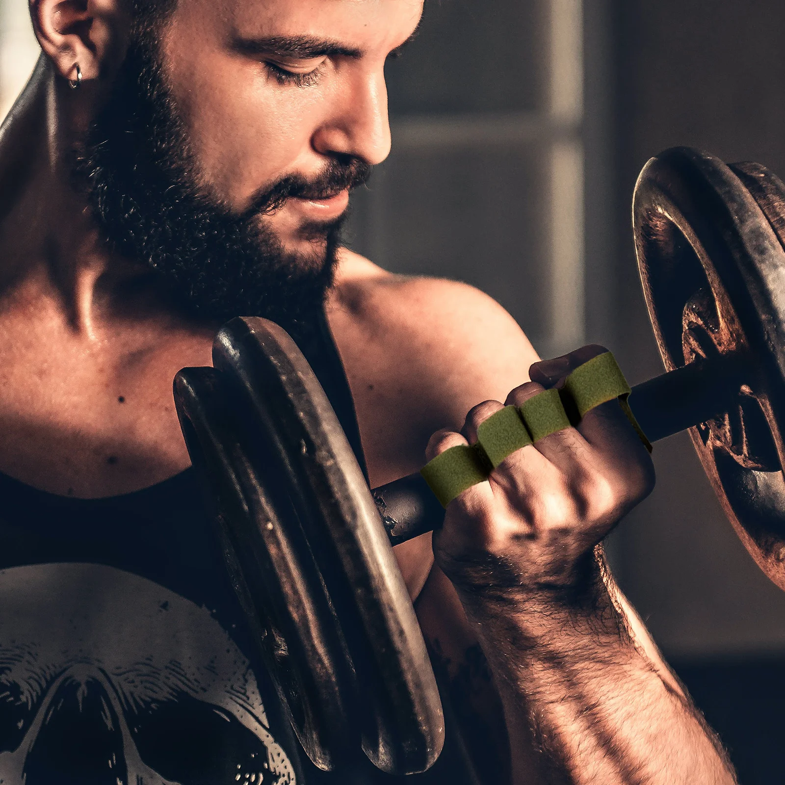 1 زوج قفازات رفع الأثقال ستوكات عدم الانزلاق منصات النخيل التدريب قبضة حماة لصالة الألعاب الرياضية اللياقة البدنية الرياضة في الهواء الطلق تجريب #1