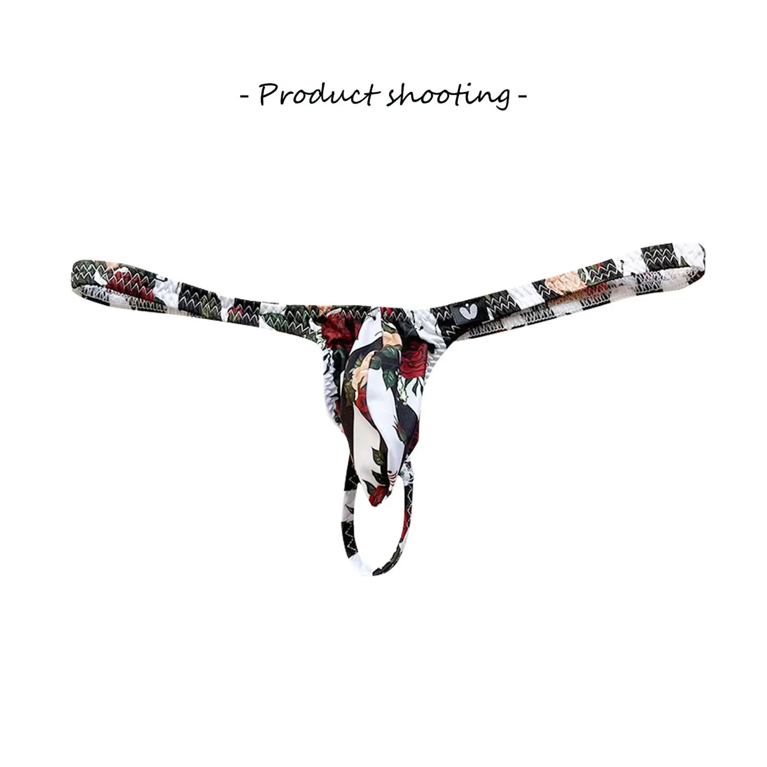 Bag men low waist thong printed sexy boys pure desire a string high elastic small t underwear