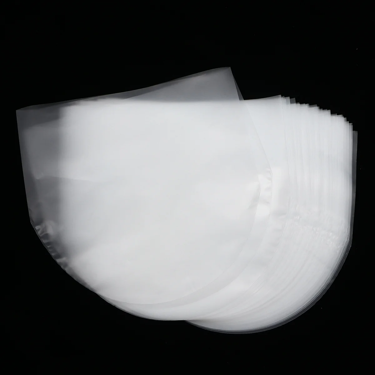 

50Pcs Vinyl Record Protector Clear Plastic Sleeve Flap Free Design for Easy Access Protects Against Wear and Tear