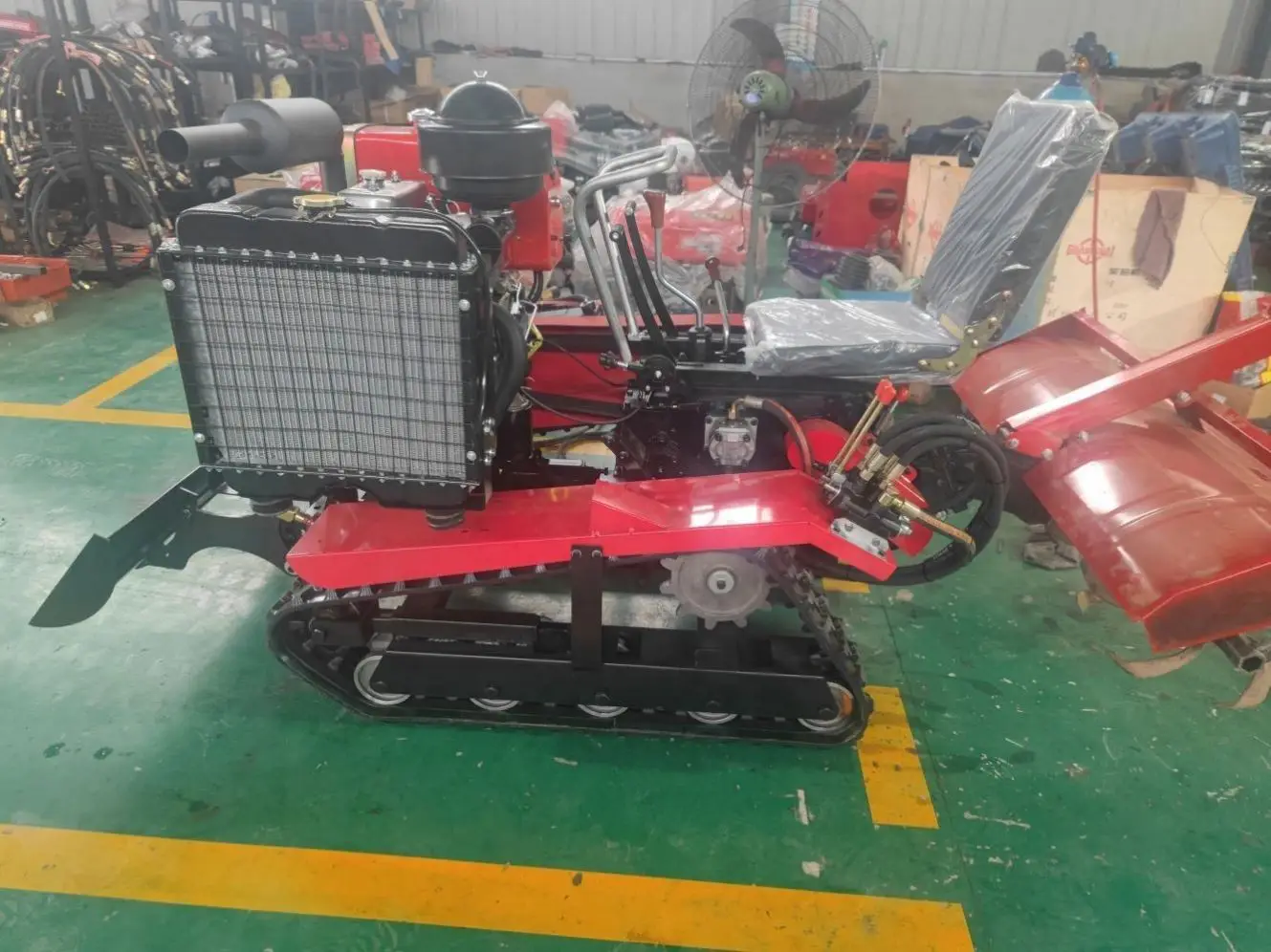 Agricultural implements and equipment Crawler rotary tiller prices and various tools for sale Factory supply