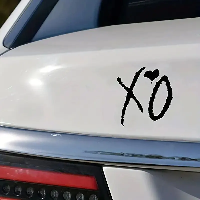 XO Stickers about XO Weekend Cuddle And Kiss Style, Personality Funny Car Stickers, Trunk Cover Car Stickers,For Cars, Trucks,