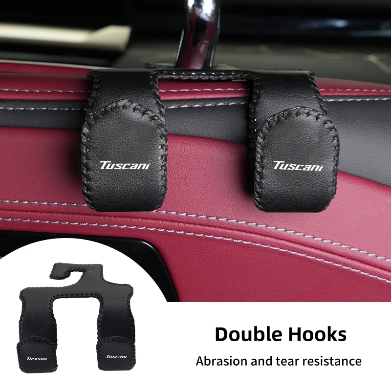 2 In 1 Car Seat Hook Double Hooks Storage Holder Accessories For Hyundai Tuscani Sonata Grandeur Accent Creta Tucson Genesis Ela