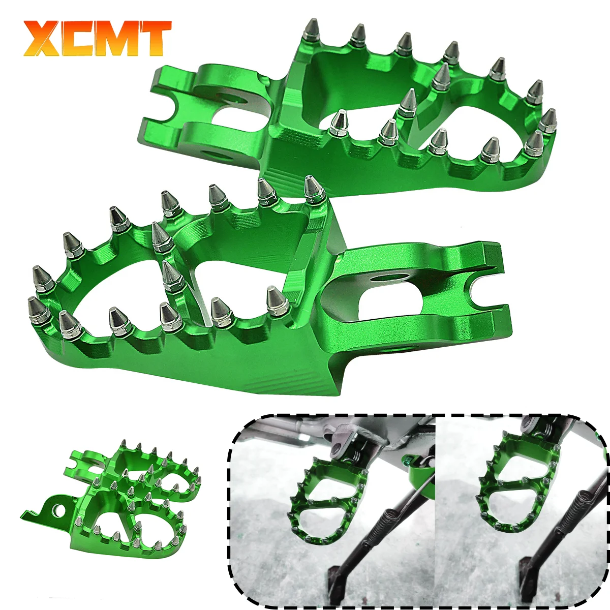 

Motorcycle CNC Rests Pedals Footpegs Foot Pegs For Kawasaki KX250F KX450F KX250X KX450X KLX450R KX 250F 450F 2006-2021 2022 2023