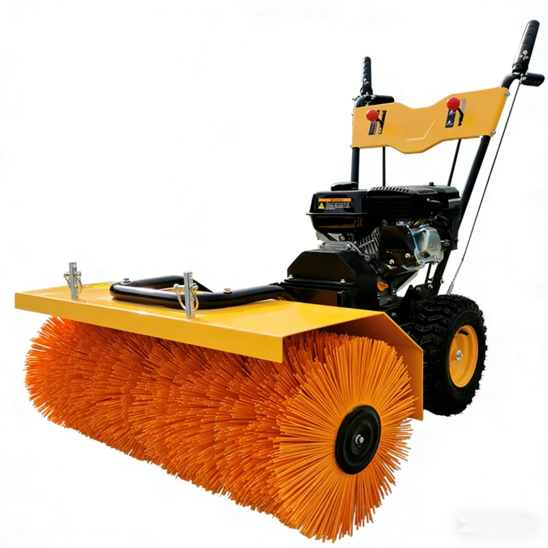 

Electric 6.5HP Heavy Duty Crawler Track Snow Blower with Motor for City Road Sidewalk Snow Removal 15cm Thickness 80cm Width