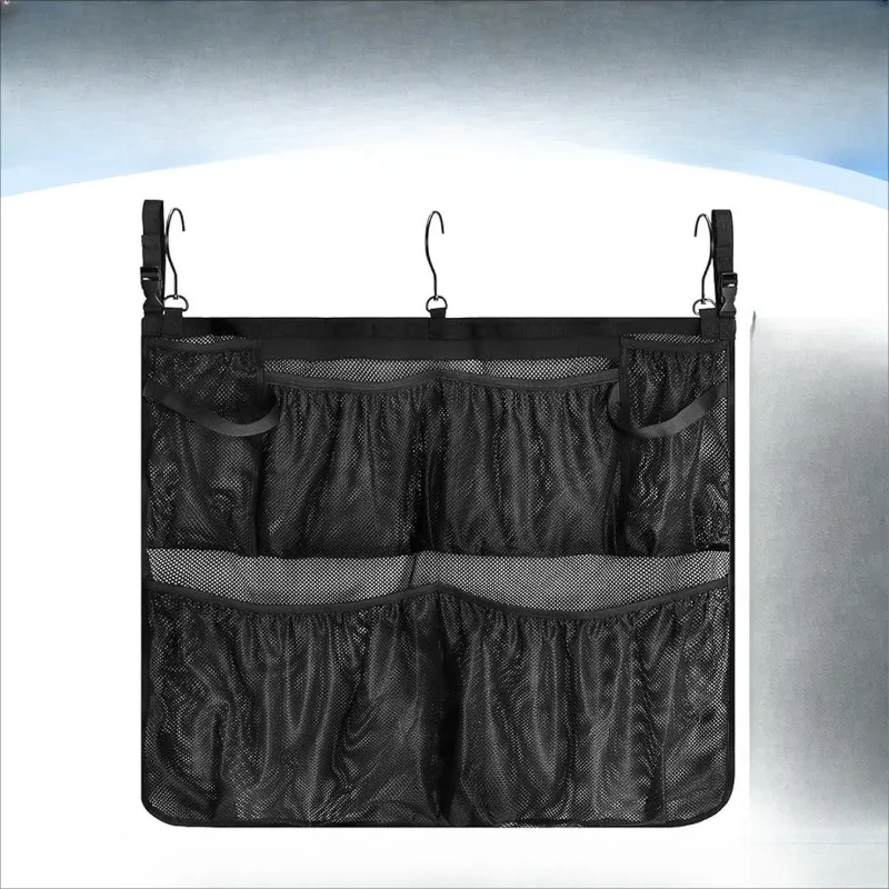 

Multifunctional swimming pool storage hanging bag, foldable beach toy mesh bag, large hanging indoor bath storage bag