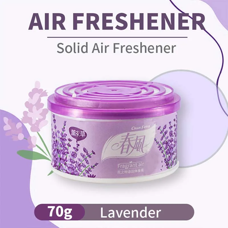 3PCS Home freshener Car Air Freshener Home Deodorizing Solid Scent Lavender Fragrance Flavors Home Decor Accessories