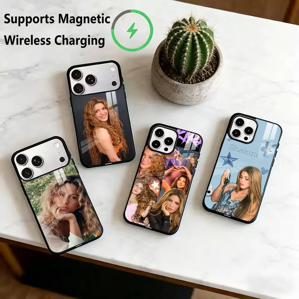 

Shakira-A Dai Dai Singer Phone Case For iPhone17,16,15,14,13,12,11 Plus,Pro Allows magnetic wireless charging