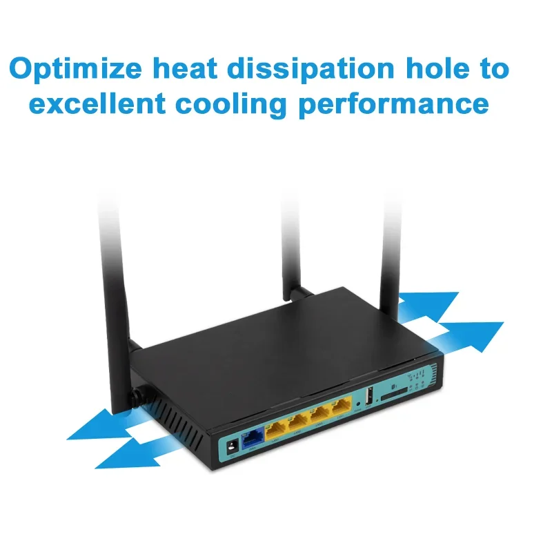 4G Lte Modem Wireless Wifi Router 300Mbps QCA9531 Chip SIM Karte Slot High Gain 5dBi Omni Directional Antenne WE2416