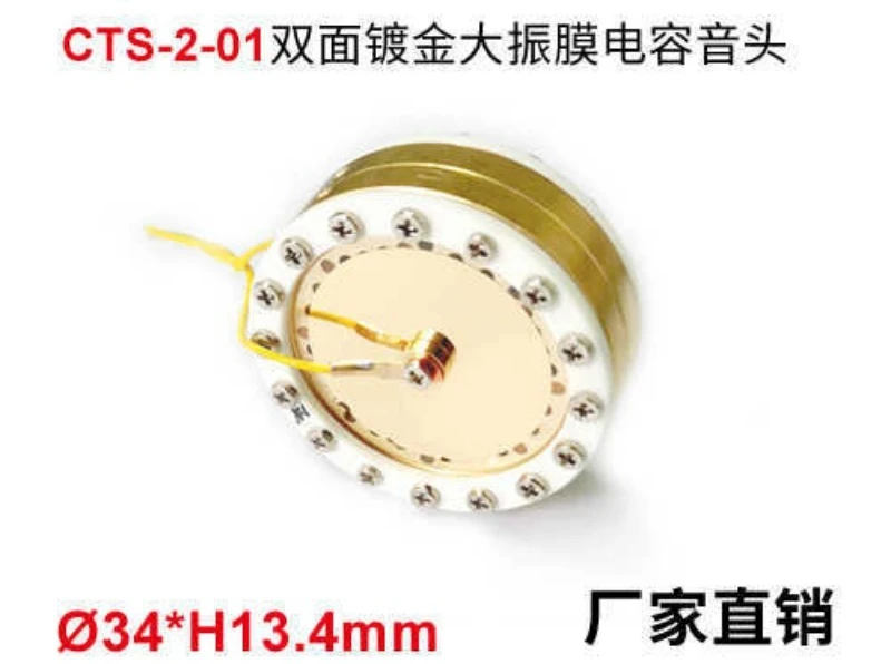 CTS-2-01 Electret Condenser Mic Capsule Electroacoustic Microphone Core Replacement Mic Head