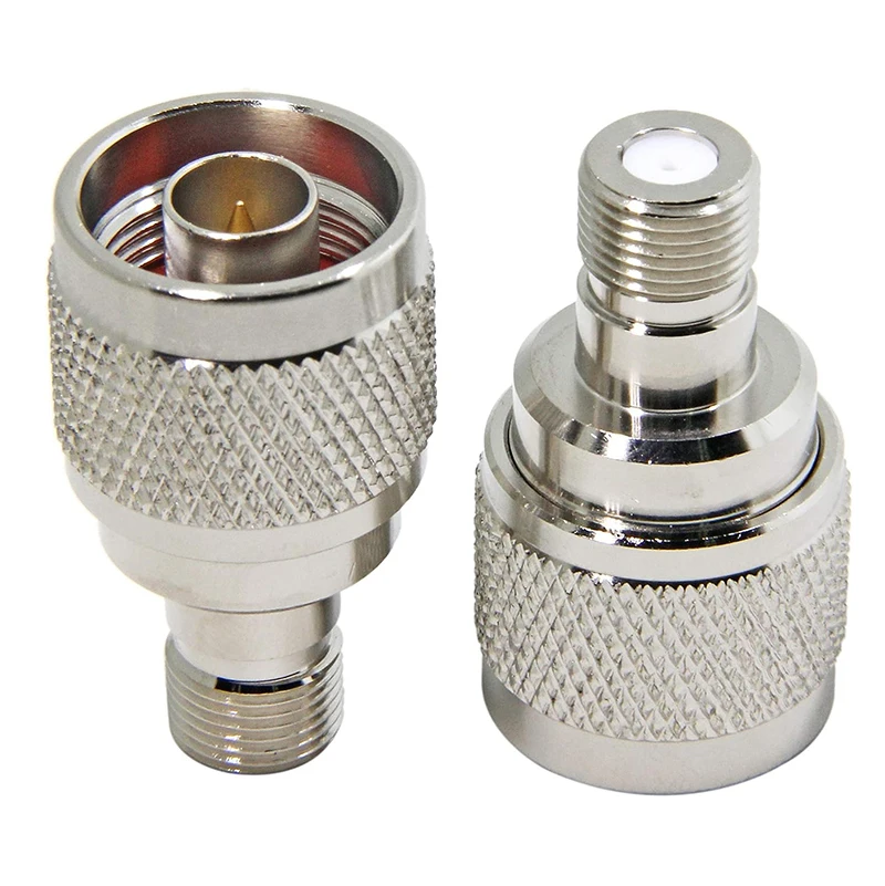 1PC N Male to F Type Female Coaxial Adapter L16 N Type Male To F Female RF Connector Straight