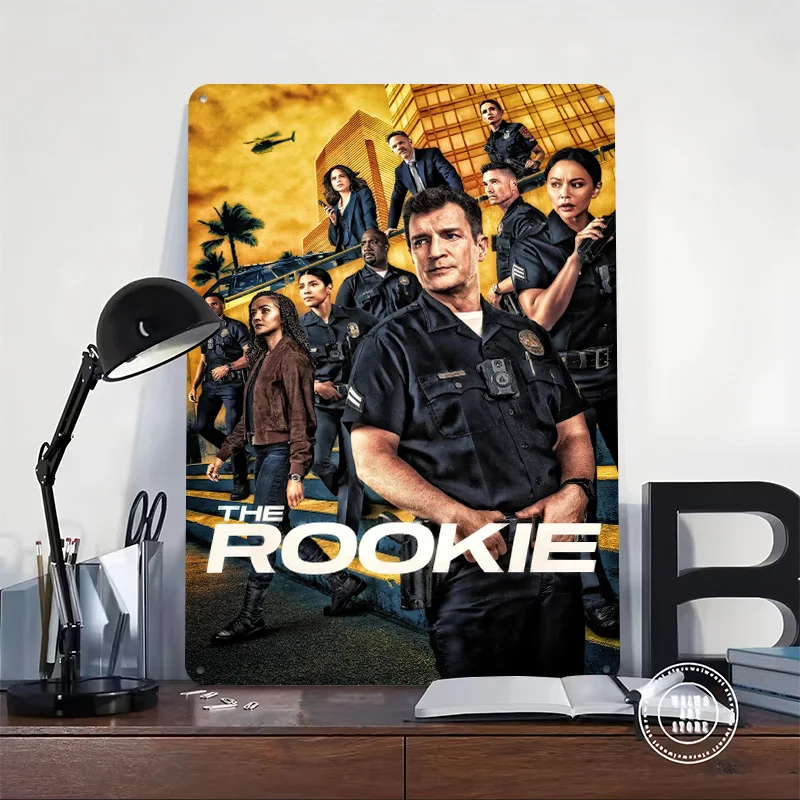 The Rookie TV Series Metal Poster Customized Wall Art Retro Vintage Metal Tin Signs for Custom Plate House Bar Accessories Room
