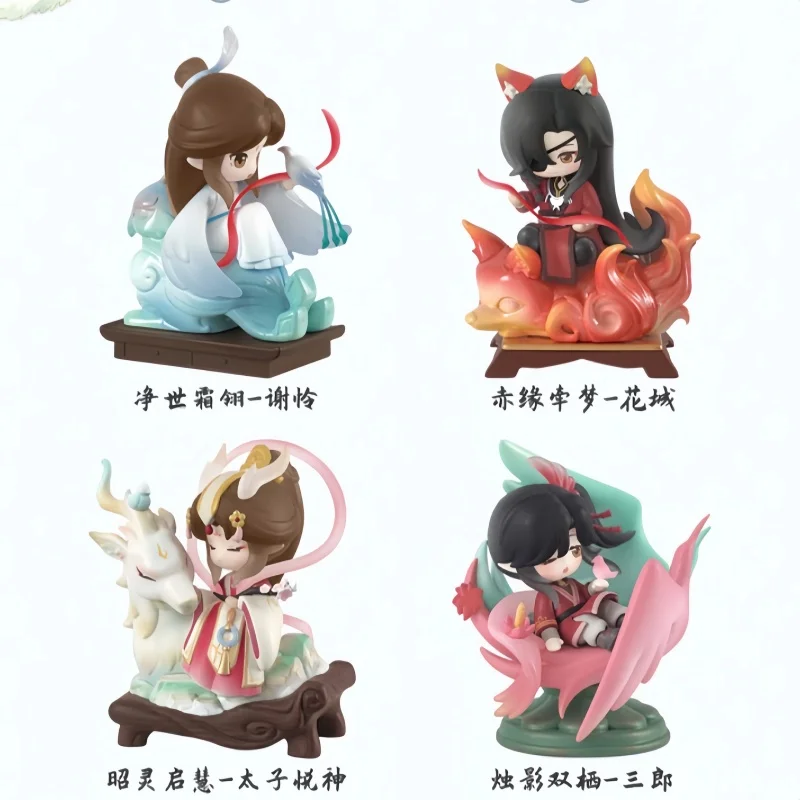 New Genuine Heaven Official's Blessing Spirit Fortune Auspicious Series Blind Box Anime Collectible Figure Desktop Ornament Gift view 2