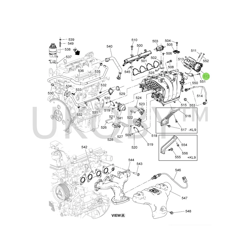 9023782 Applicable to 10-13 Ch ev ro le t sail 1.4 Electronic throttle body