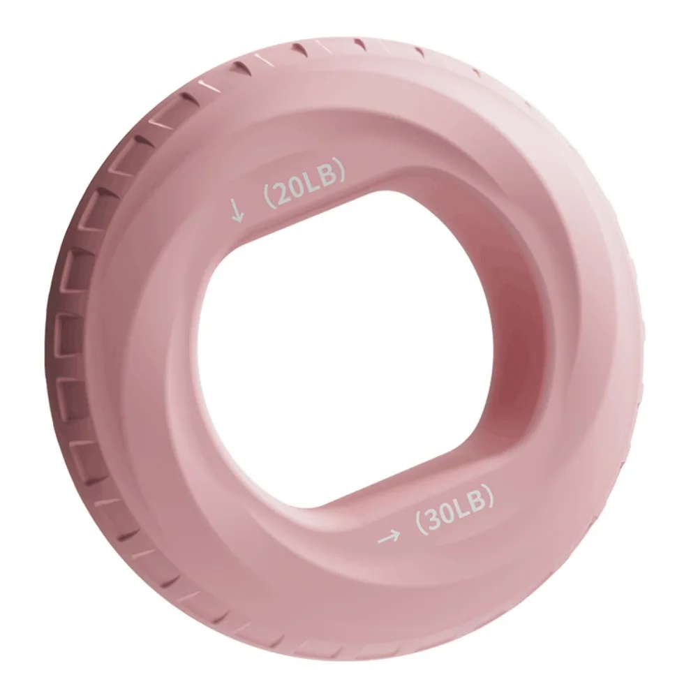 Hand Fitness Silicone Material Grip Ring Dual Resistance Ergonomic Shape Finger Trainer Flexible Texture Wrist Trainer Training