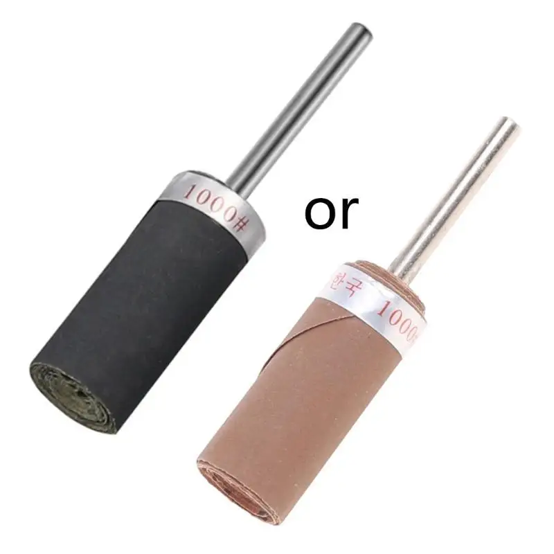 

652F 3mm Cylinder Sandpaper Rod Sticks 180 to 20000 Sand Paper Bar for Jewelry Making