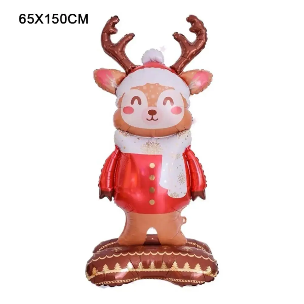 الألومنيوم فيلم عيد الميلاد احباط بالون حزب الدعائم كبيرة الحجم شجرة عيد الميلاد بالون نفخ DIY سانتا كلوز بالونات