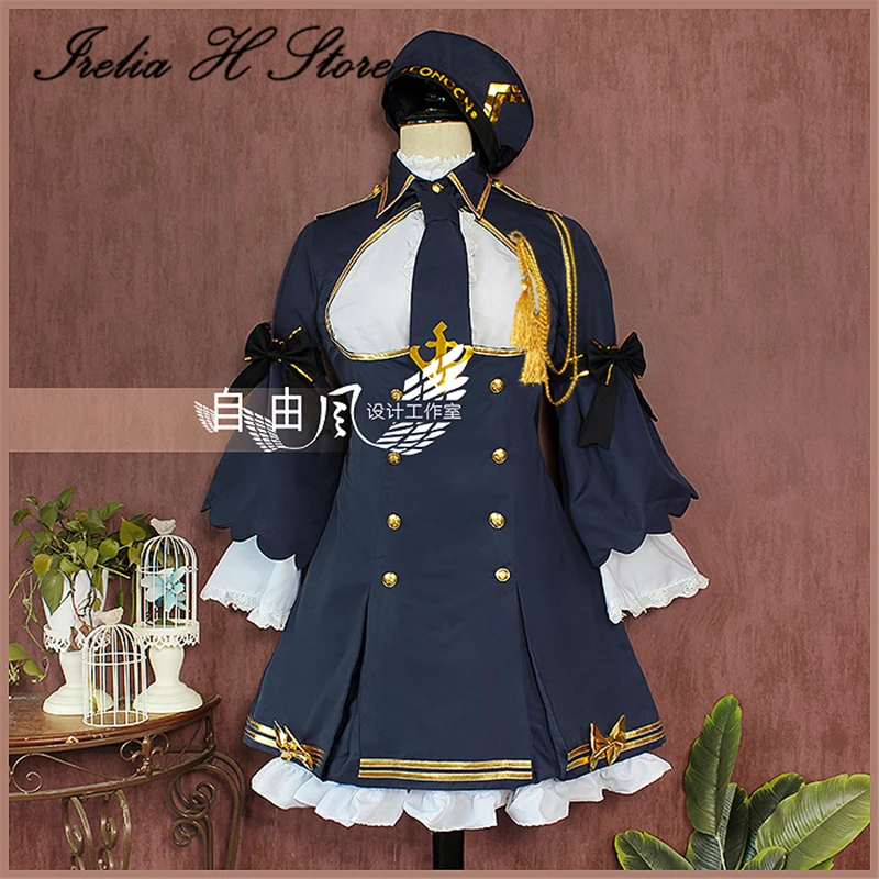 irelia H Azur Lane London Cosplay Costume JK Dress female Custom made/size