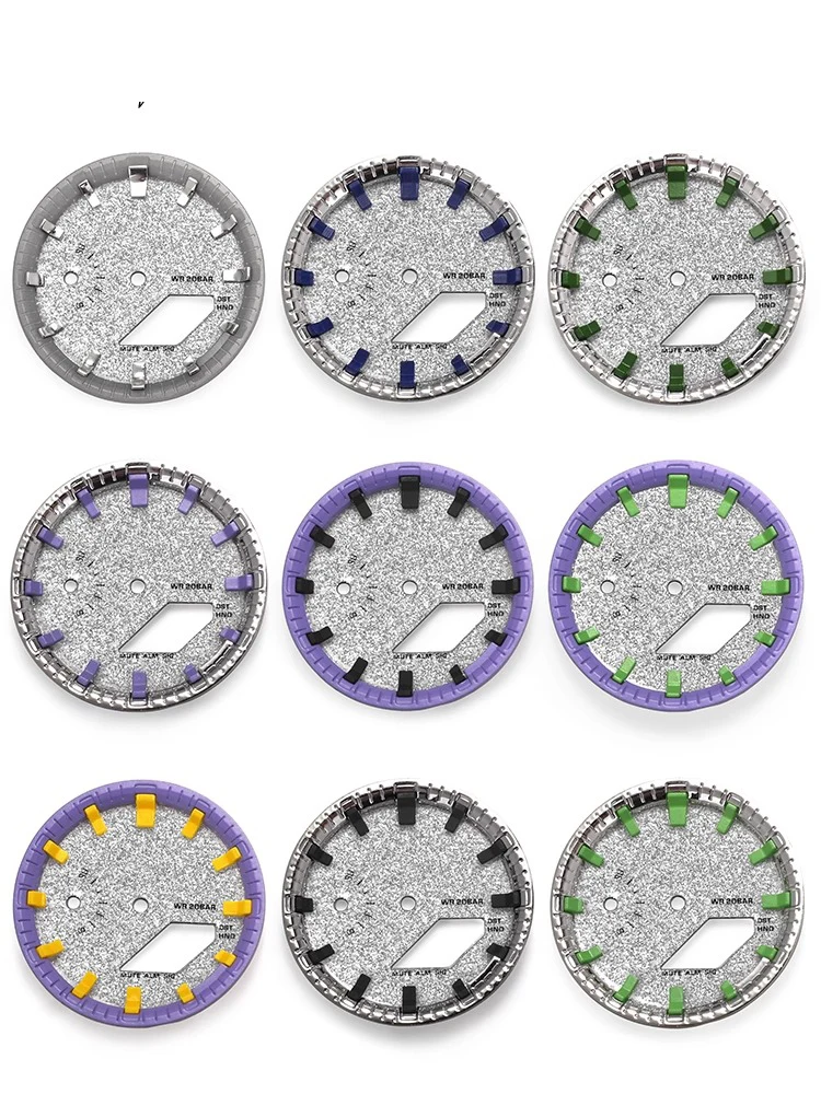 Para casioak mod kit relógio dial placa face escala capítulo anel relógio lume para casio G-SHOCK ga2100 2110 GA-2100 combinação terno