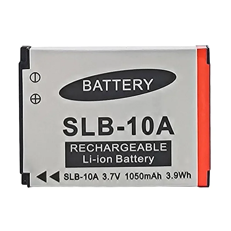 SLB-10A SLB 10A Bateria para Câmera Samsung, 1050mAh, PL50 PL60 PL65 P800 SL820 WB150F WB250F WB350F WB750 WB800F WB500