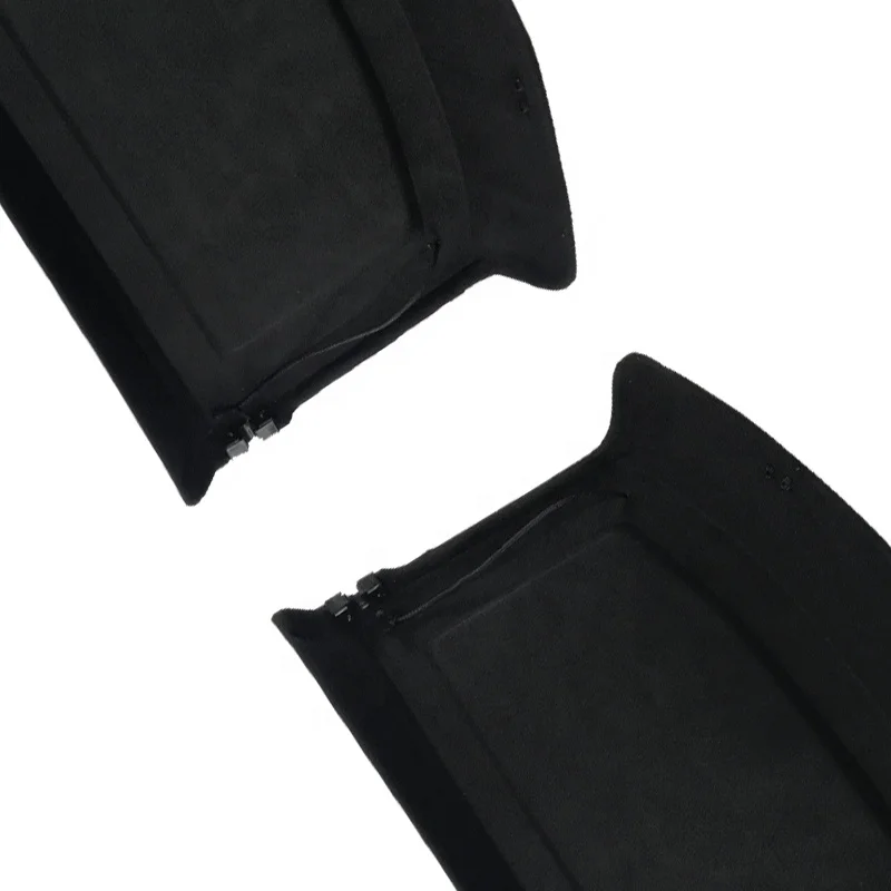 Hot selling:HFTM Factory Fireproof Anti-Theft Visor Shield Black Rear Trunk Non-Retractable Cargo Cover for