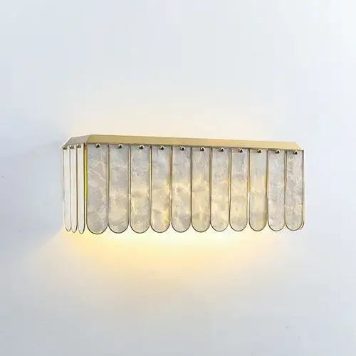 Nordic Shell Wall Light Banheiro Espelho Lâmpada Vaidade Penteadeira Iluminação