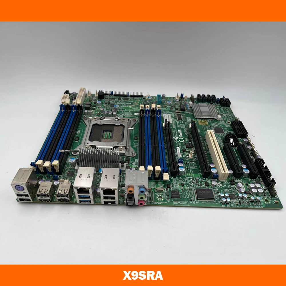 

X9SRA For Supermicro Workstation ATX Motherboard LGA 2011 C602 E5-2600/1600 V2 DDR3 PCI-E3.0