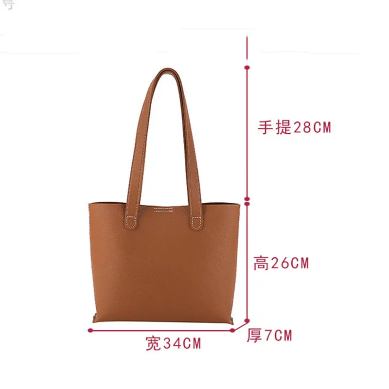 Handmade Handbag Set Hand Stitching DIY Bag Kit Making Hand Sewing PU Leather Craft Tote Bag Accessories