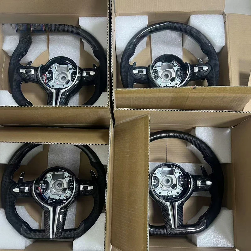 For BMW 1 2 3 4 5 6 7 Series X1 X2 X3 X5 F10 F30 Chassis Upgraded T Style Carbon Fiber Assembly M3 M4 M5 With Steering Wheel Hor