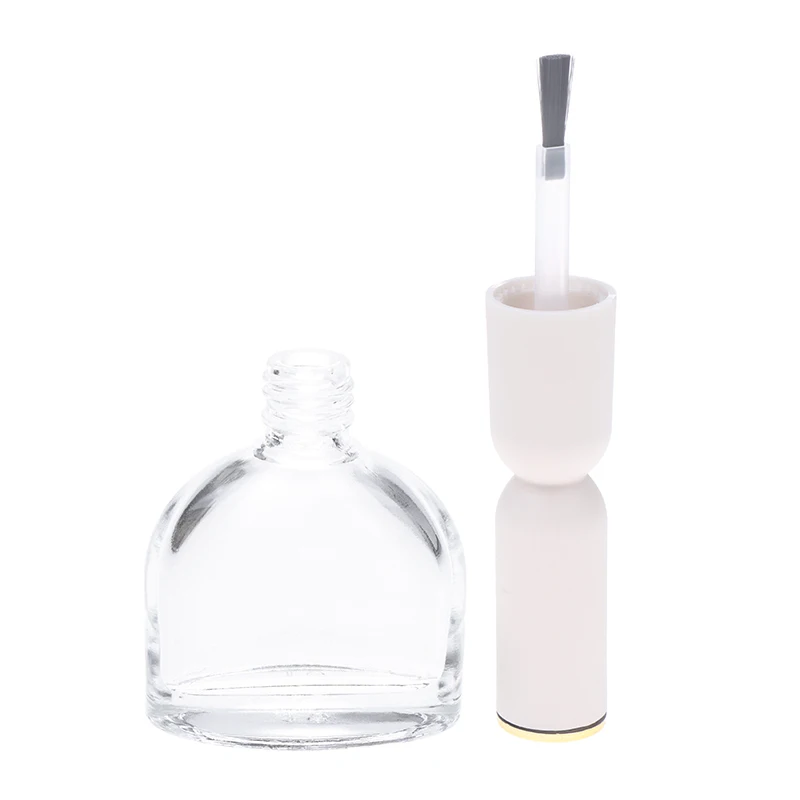 13 مللي زجاجة صغيرة لطلاء الأظافر الزجاجية مع فرش حاوية تعبئة هلام الأظافر الفارغة إعادة الملء وعاء التجميل مانيكير النفط الاستغناء