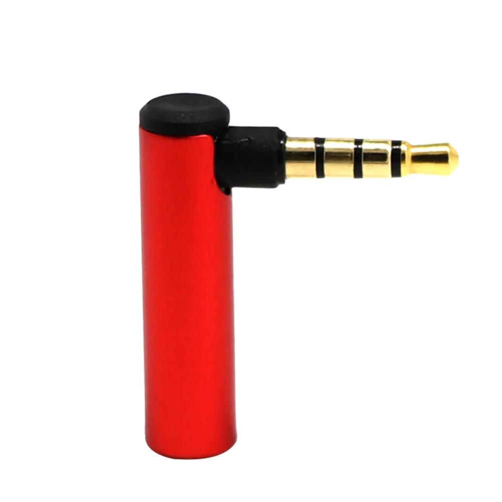 3 Pcs Audio Converter Adapter 3.5mm Male to Female Right Angle Headphone Transducer for Phone Earphones Stereo Mono