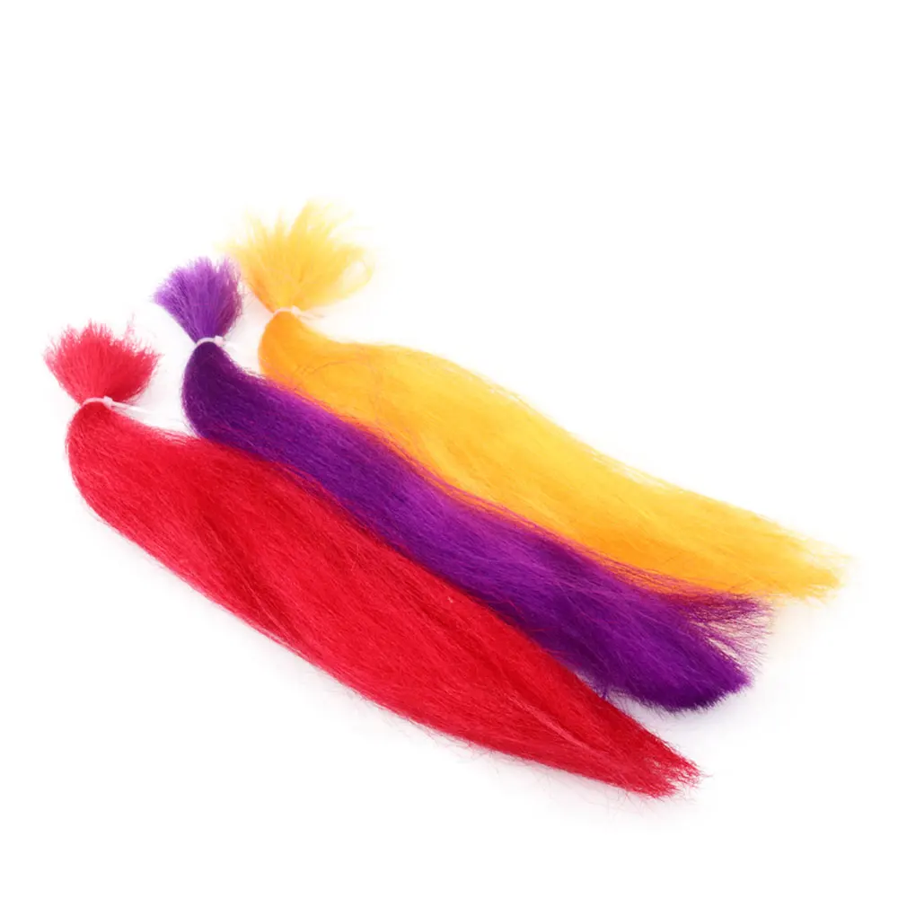 3 Packungen Fliegenbindematerial: Slinky Fiber, Kinky Clouser, Minnow Fibers, lange gewellte synthetische Haare, Streamer, Bucktail, Jig-Fliegenbindematerial – Detail 5