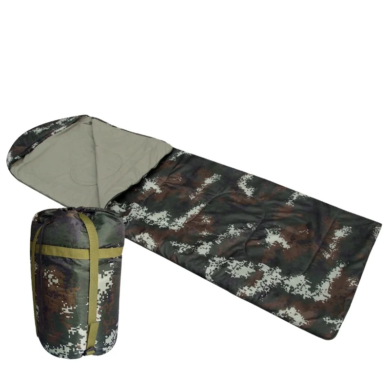 

210T утолщенный полиэстер теплый спальный мешок для взрослых с защитой от стихийных бедствий Hebei Прямые продажи с фабрики Spot Fast