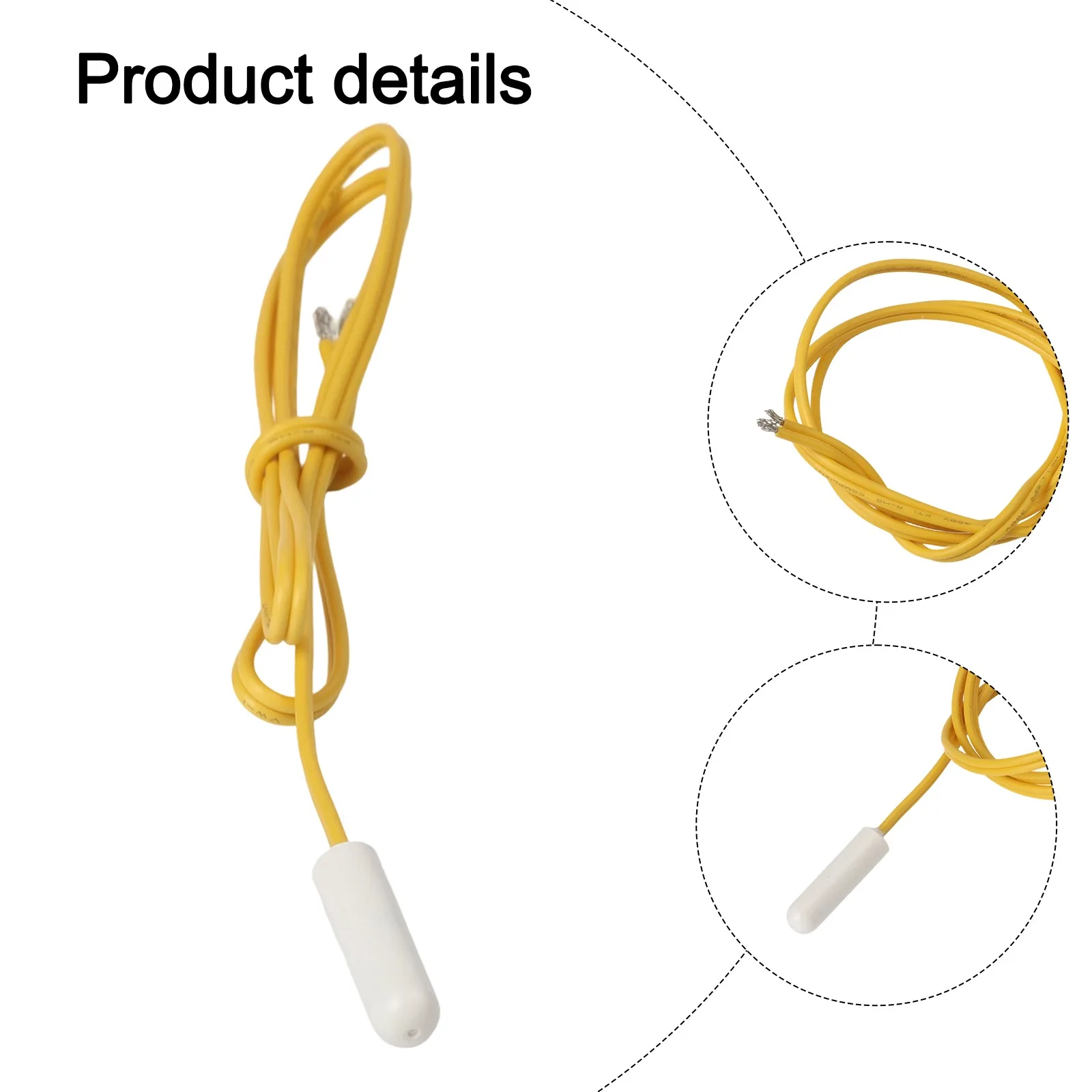 2 1K/5K/10K Refrigerator Temperature Probe and Defrost Sensor for Reliable Performance in For LG Refrigerators