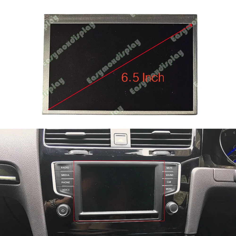 6.5 Inch Display Screen C065VVT01.0 For VW Golf MK7 Polo Passat Skoda Octavia MIB Car Radio GPS Navigation
