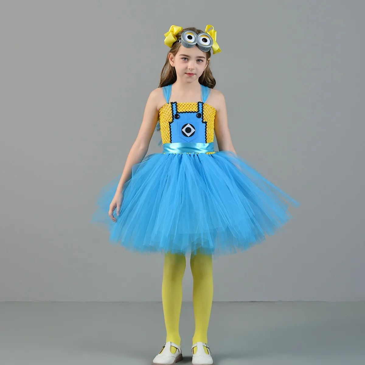 

Костюм для детей: желтая юбка-пышонок из тюля, наряд для выступлений, карнавальный костюм на Хэллоуин, имитация костюма папы...