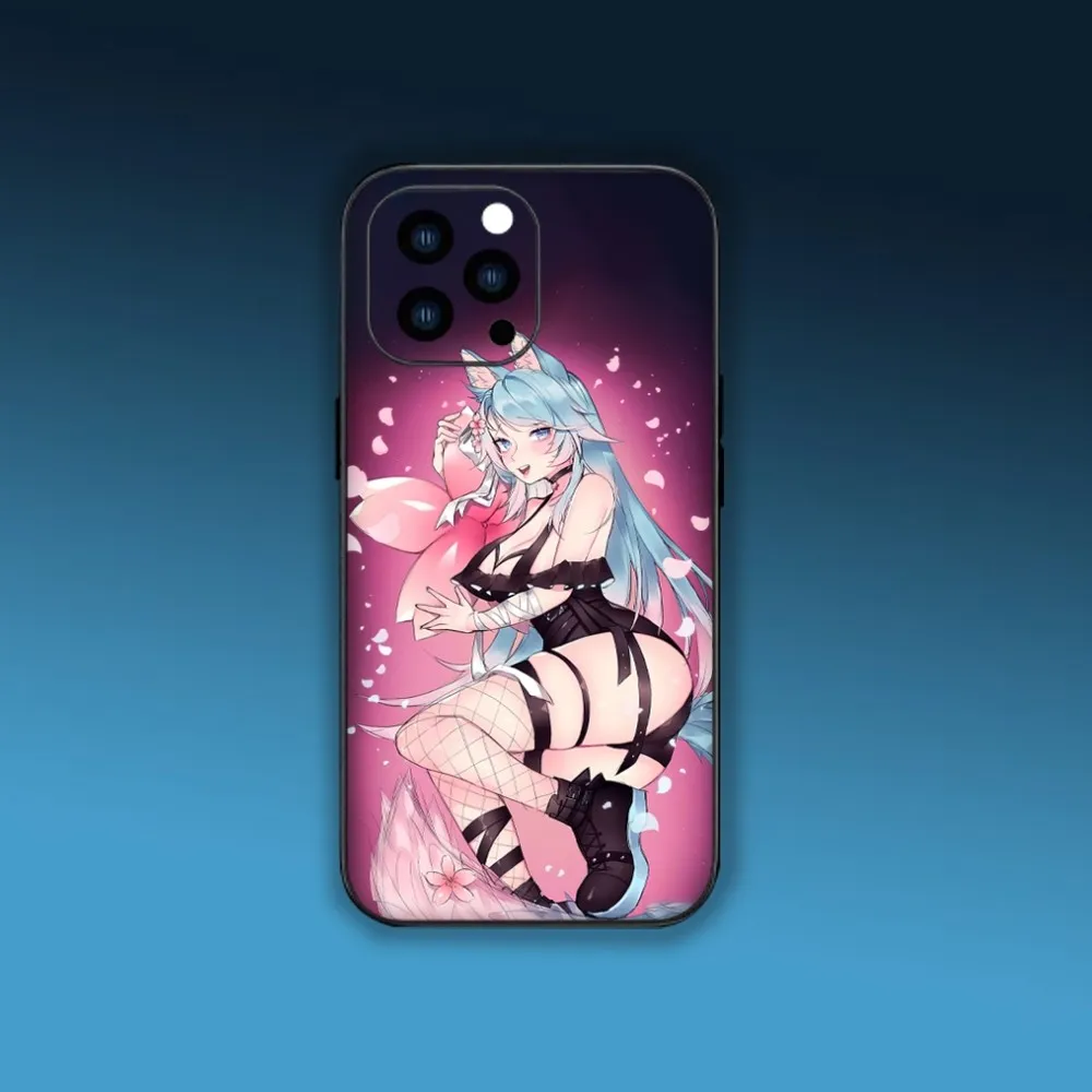 Sexy K-Kawaii S-Silvervales Phone Case For Samsung A71 A80 Black Case A53 A55 A52S A70 A22 Black Shell