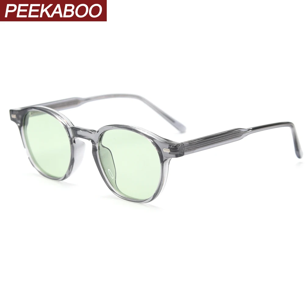Peekaboo TR90 rama kwadratowe okulary spolaryzowane mężczyźni octan uv400 letnie okulary dla kobiet plaża koreański styl retro 2022