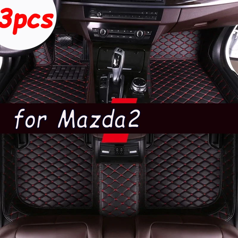 

Автомобильные коврики для Mazda2 Mazda 2 Demio Toyota Yaris R DJ DL 2015 ~ 2022, кожаные коврики, коврики, детали интерьера, автомобильные аксессуары