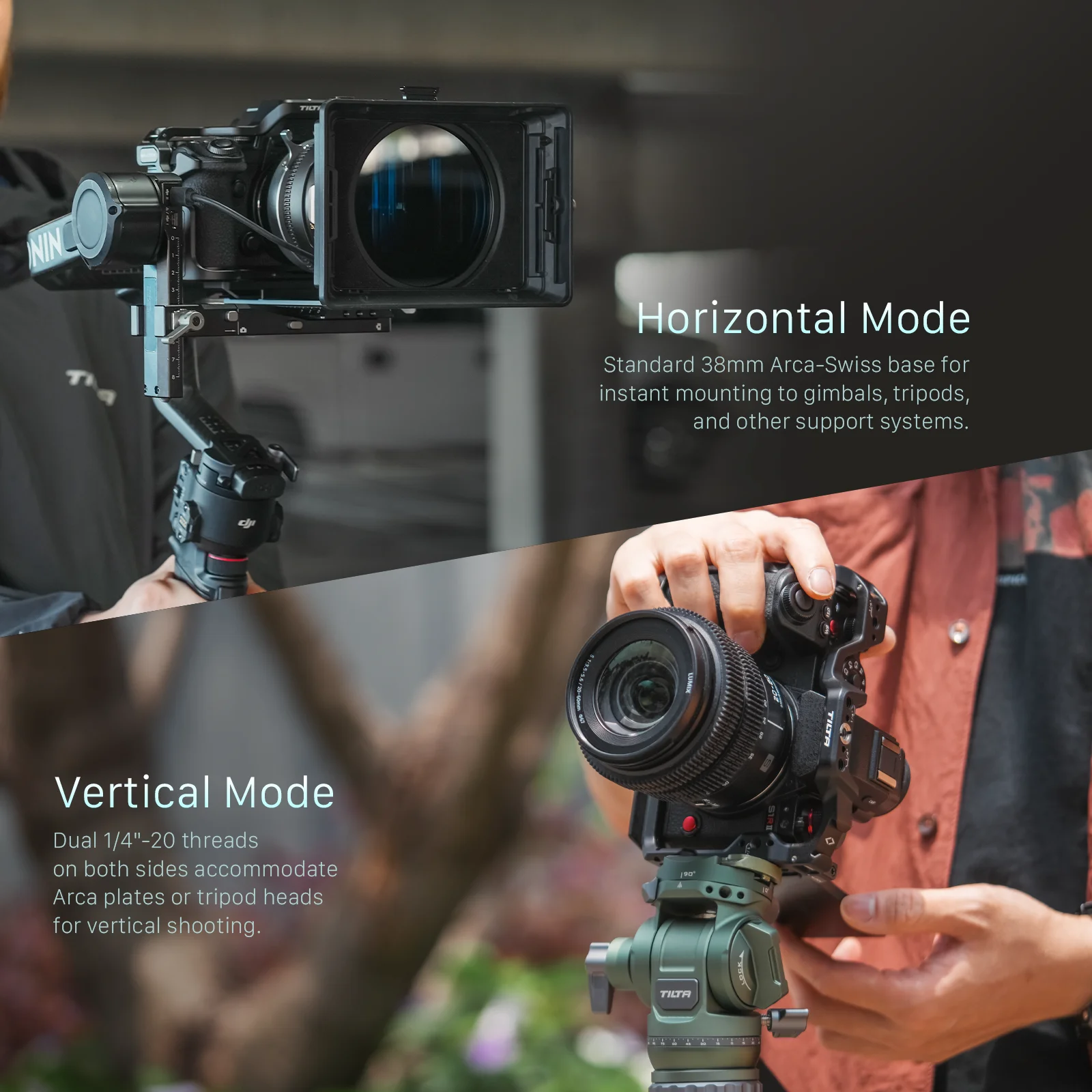 TILTA TA-T80-FCC قفص كاميرا كامل لباناسونيك S1R II لكاميرا Lumix S1R II، S5 II، S5 IIX، وG9 II #5