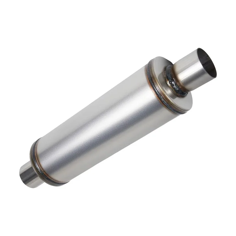 New Condition Stainless Steel Resonator Automobile Muffler Performance-Modified Round Pipe Exhaust Tuning System