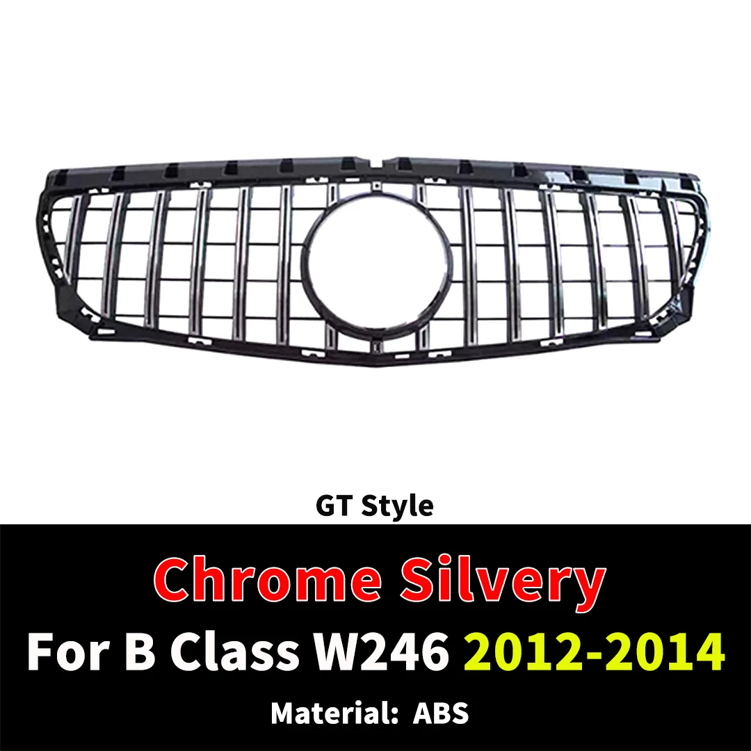 Facelift Voorbumper Grille Racing Grill Tuning Accessoires Voor Mercedes Benz B klasse W246 2012-2019 Bovenste Mesh midden Styling - afbeelding 1