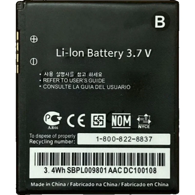 New High quality Battery for LGIP-570A 900mAh Replacement Battery for LG KC550 KC780 KF700 KP500 KX500 KC560 KV500