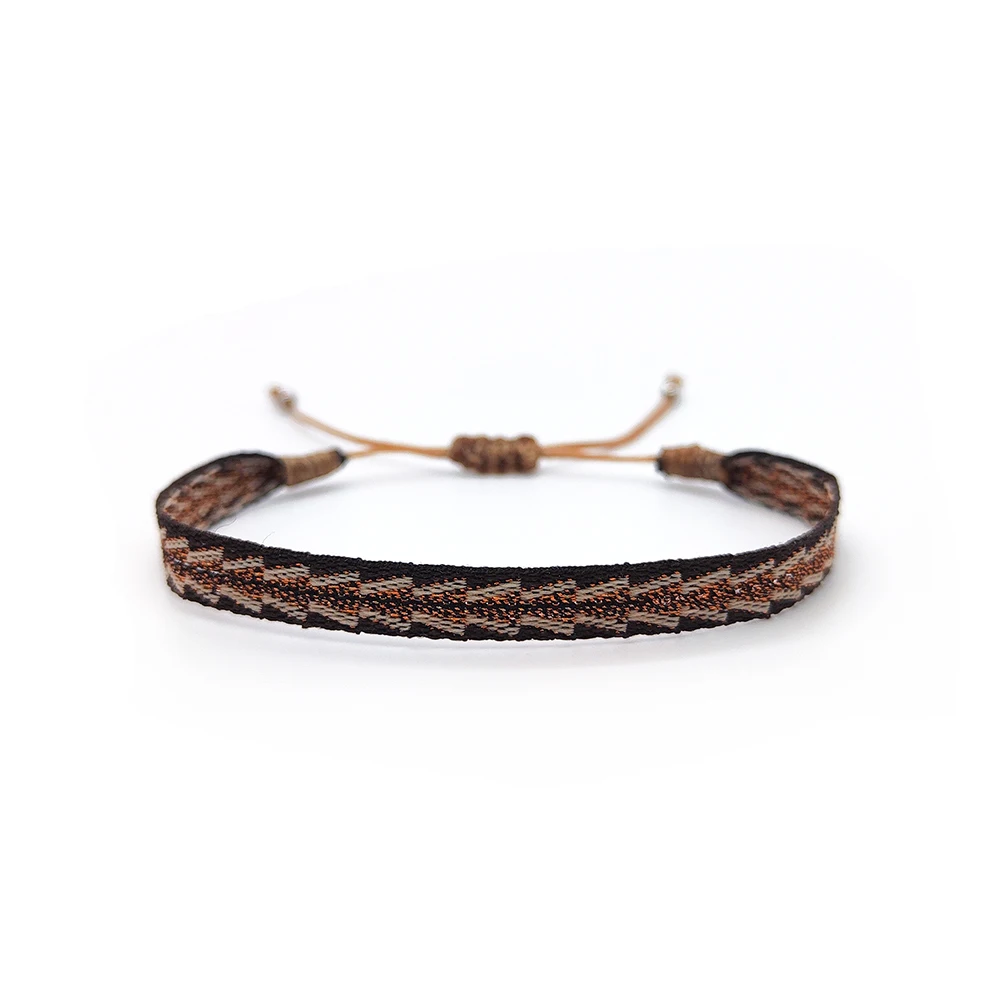 KKBEAD Kolumbien Armband Stoff Stoff Armbänder für Frauen Männer Handgewebtes geflochtenes Armband Geschenk Großhandel Boho Freundschaftsschmuck – Detail 21