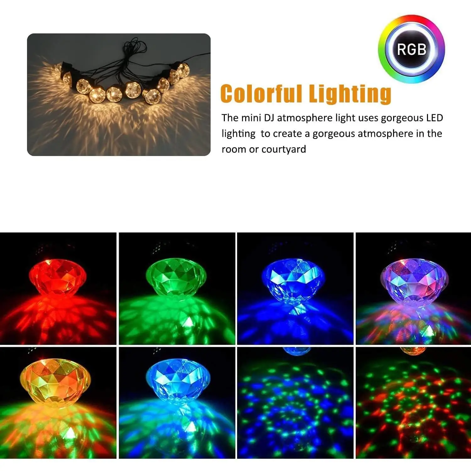 USB LED Light String Colorful Lamp Strip Outdoor Camping Waterproof Atmosphere Light USB Screen Decorative String Lights