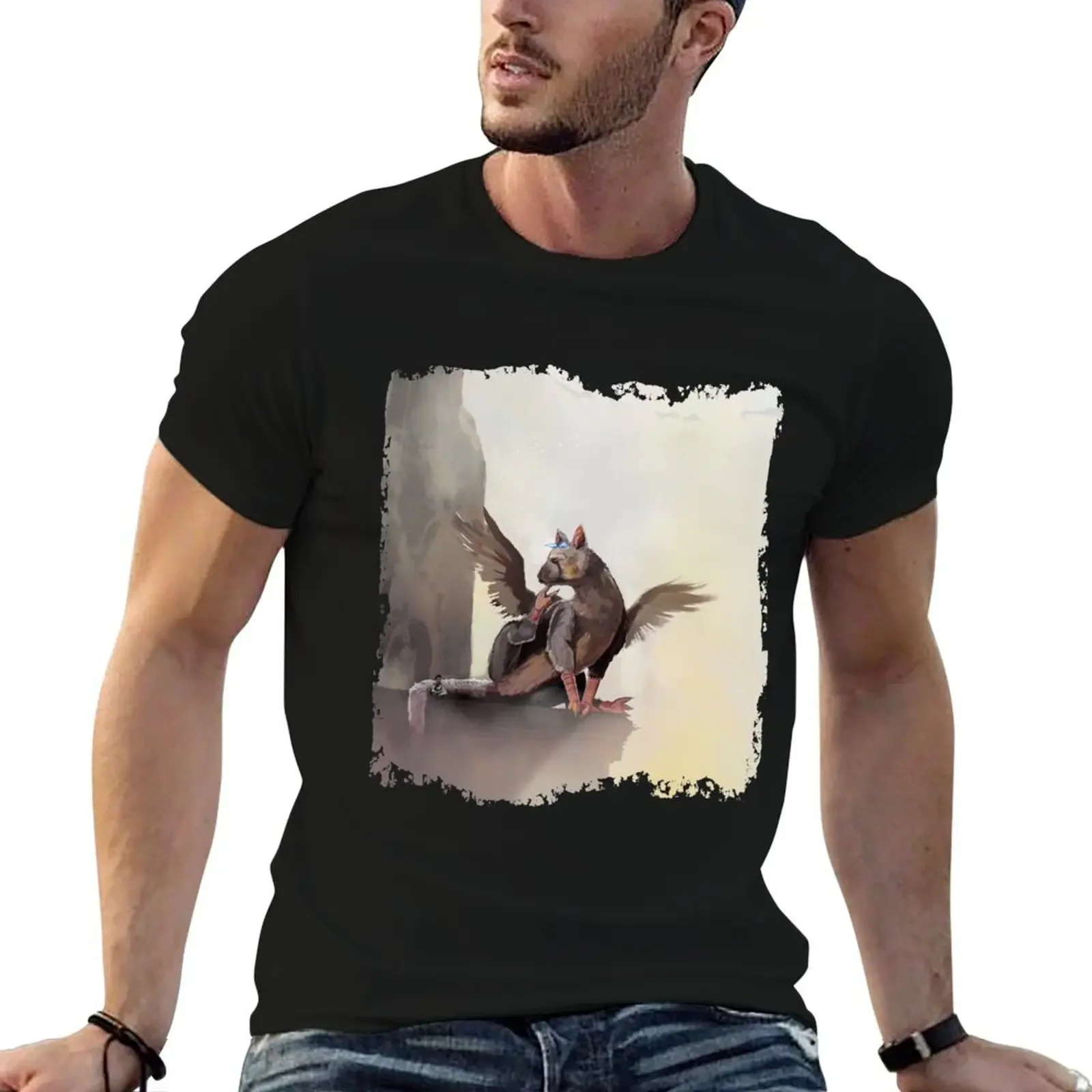 The Last Guardian Trico (original) T-Shirt basketball graphic tees customs Blouse vintage anime shirt plain t shirts men