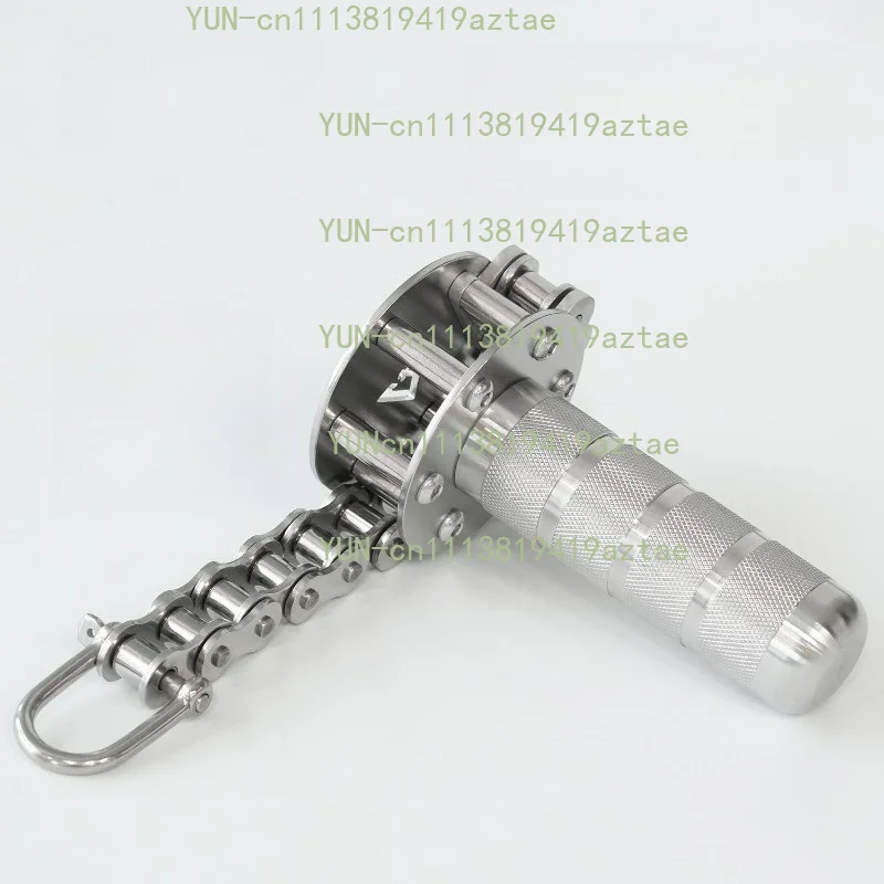 Stainless Steel Wrist Roller Forearm Exerciser Single‑Arm Wrist Trainer for Grip Strength Arm Wrestling Workout Equipment