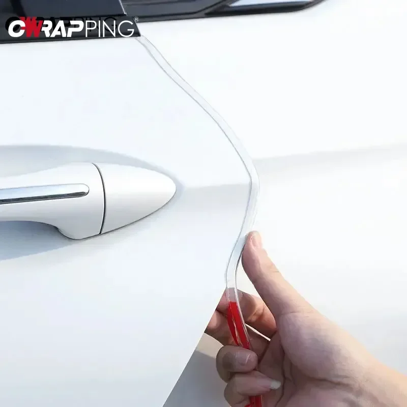 5M Cool Things Car Surf Edge Strip Transparent PVC Anti-scratch Door Protector Stickers Sealing Novelties Auto Accessories