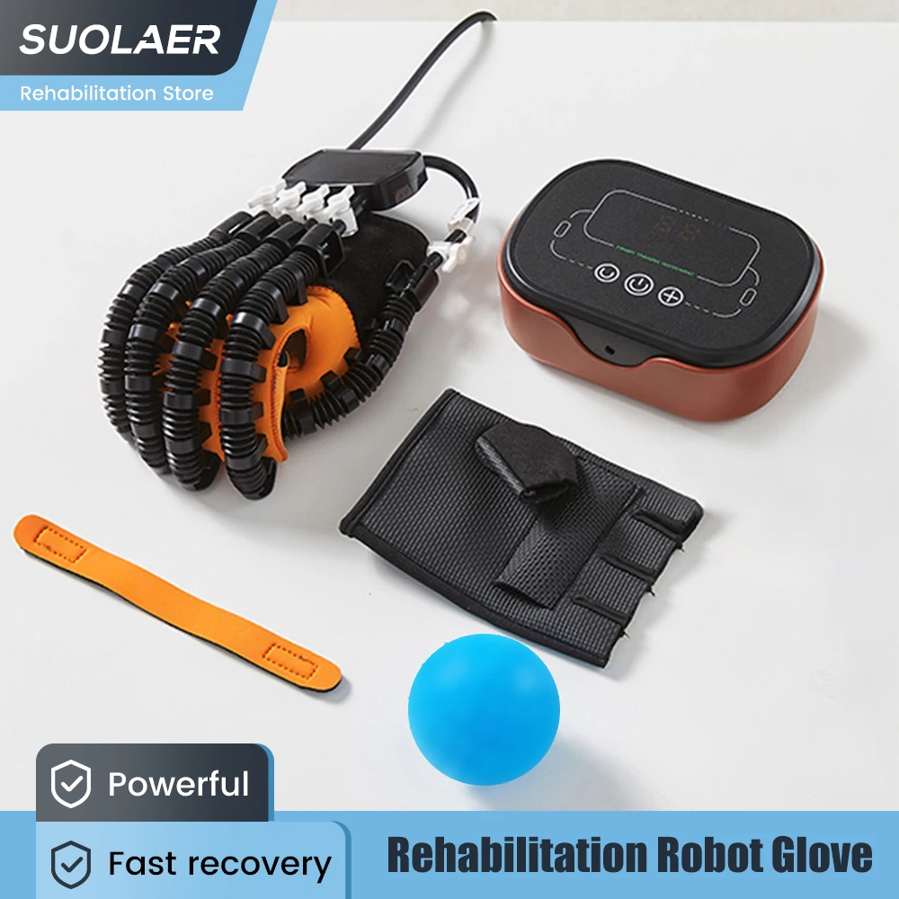 

Powerful Hand Robot Gloves Rehabilitation Equipment & Mirror Glove for Hemiplegia Stroke Stimulated Nerve Recovery Training Tool